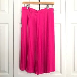 J. Crew Accordian Pleated Midi Skirt